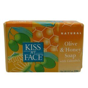 Kiss My Face Natural Olive Honey Soap Calendula Bar 8.0oz UPC 028367828242 NEW